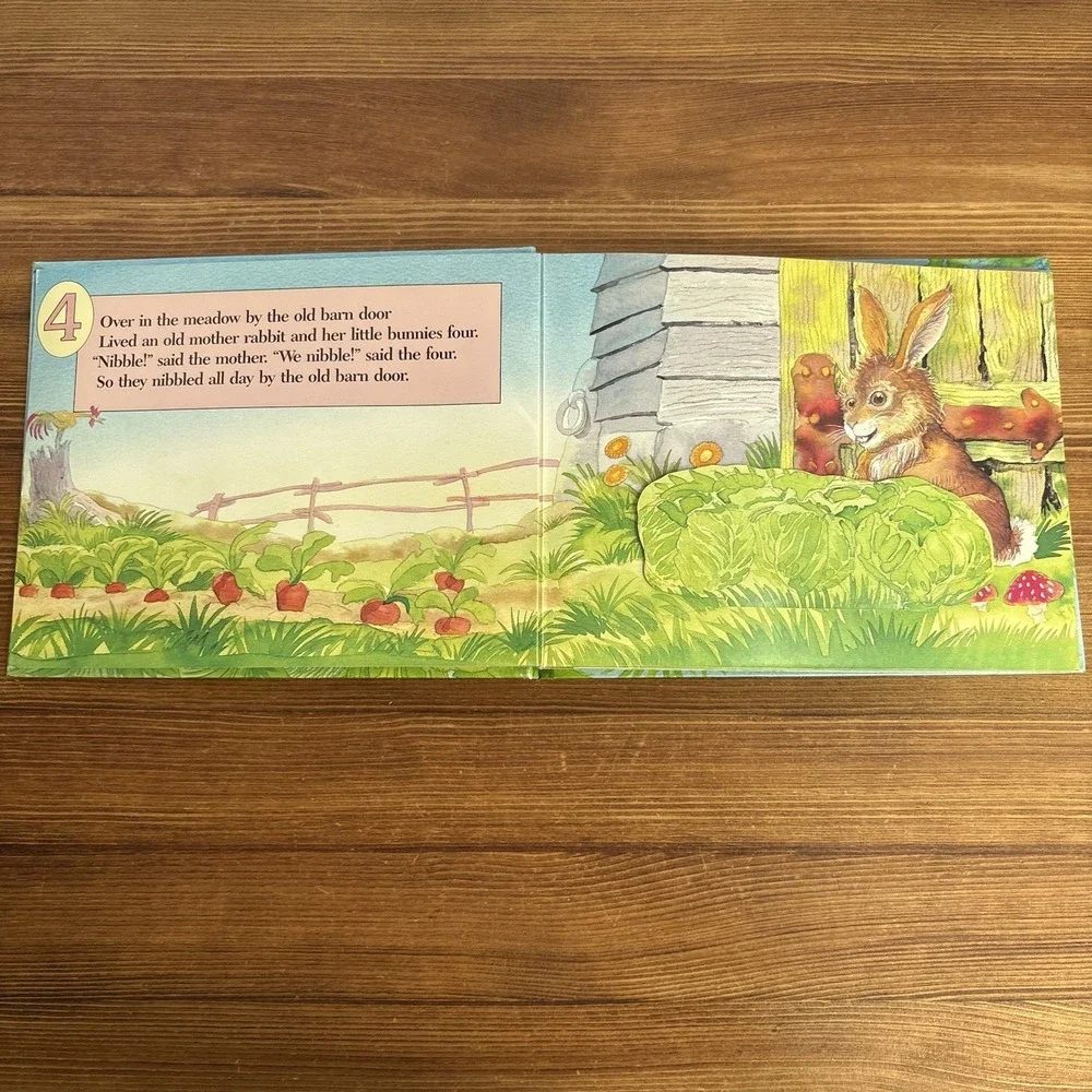 Over in the Meadow Pop-Up Book Michael Foreman HC Damaged Pop-Ups Counting